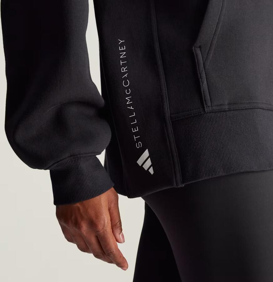 Adidas by stella mccartney Trainingsjack met logo Black Dames - Foto 2