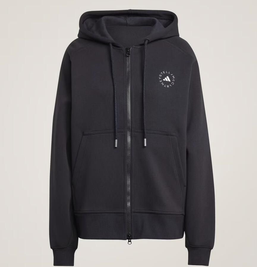 Adidas by stella mccartney Trainingsjack met logo Black Dames - Foto 2