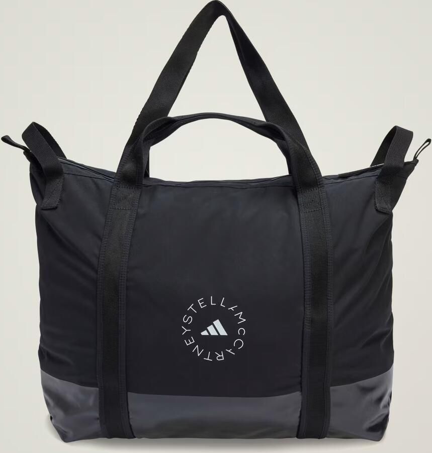 Adidas by stella mccartney Stella McCartney Dames Logo Tote Tas Black Dames
