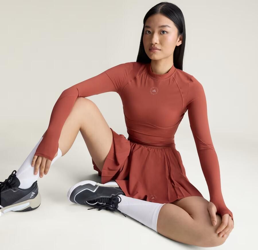 Adidas by Stella McCartney Training Croptop met Lange Mouwen - Foto 3