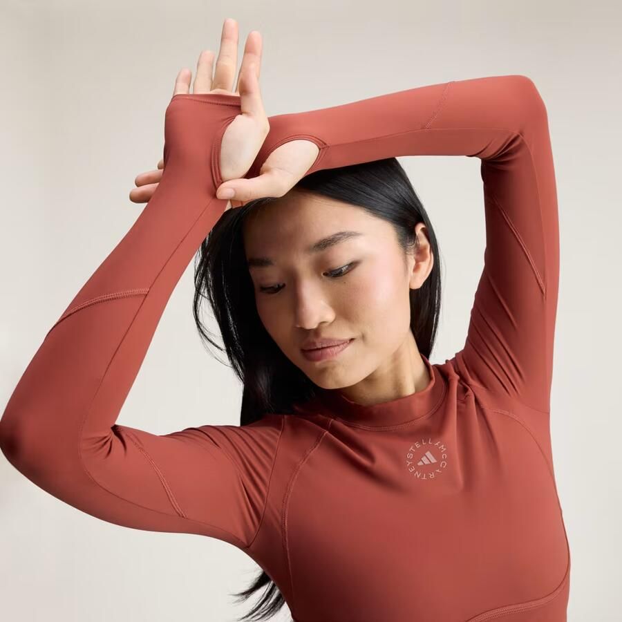 Adidas by Stella McCartney Training Croptop met Lange Mouwen - Foto 2