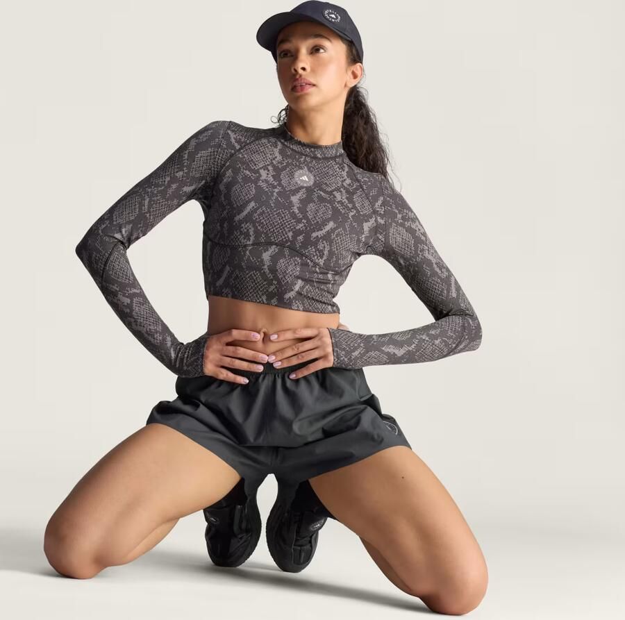 Adidas By Stella McCartney Training Longsleeve Croptop Printed - Foto 4