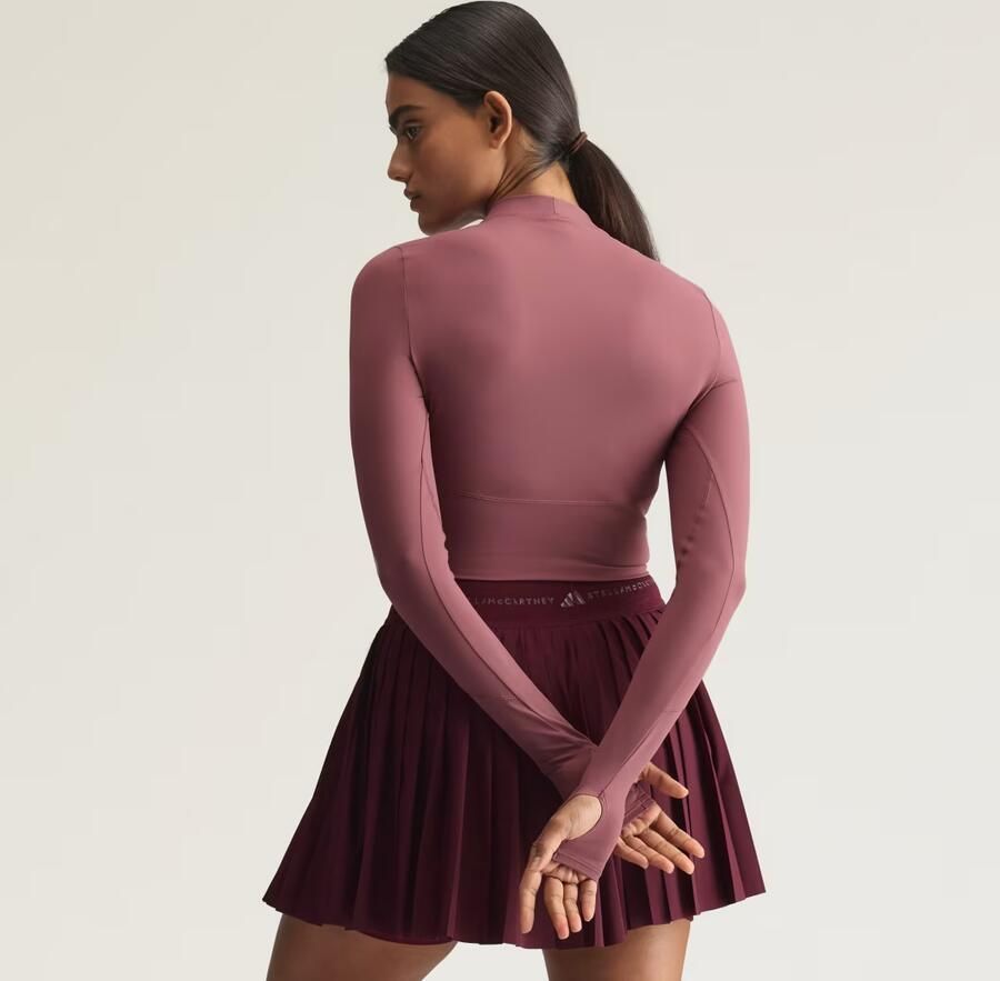 Adidas by Stella McCartney Trainingscroptop met Lange Mouwen - Foto 3