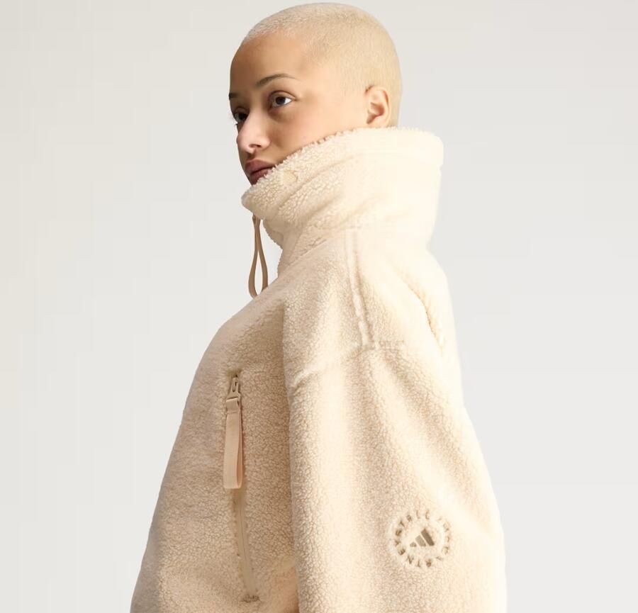Adidas by Stella McCartney Winter Fleece Ritsjack met Capuchon - Foto 5