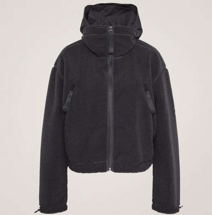 Adidas by Stella McCartney Winter Fleece Ritsjack met Capuchon