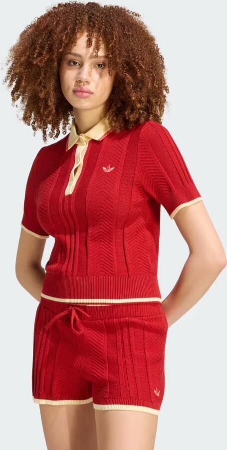 Adidas CABLE KNIT CALI POLOSHIRT