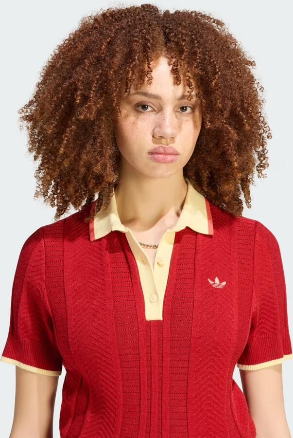 Adidas CABLE KNIT CALI POLOSHIRT - Foto 4