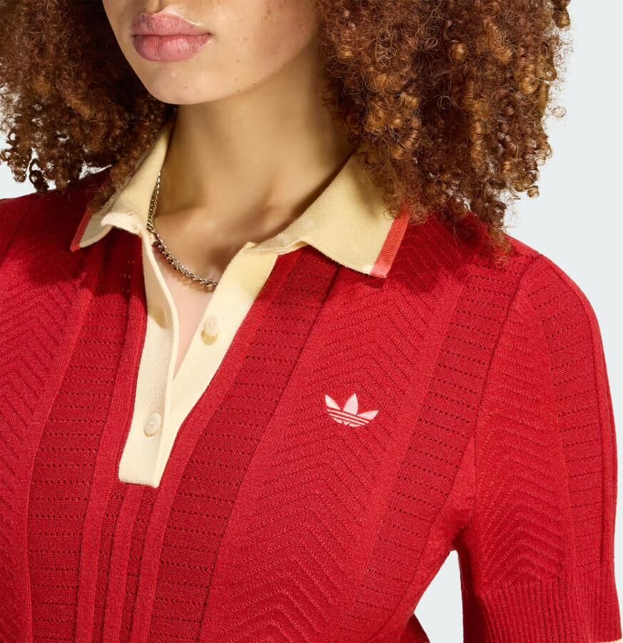 Adidas CABLE KNIT CALI POLOSHIRT - Foto 2