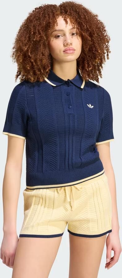 Adidas CABLE KNIT CALI POLOSHIRT