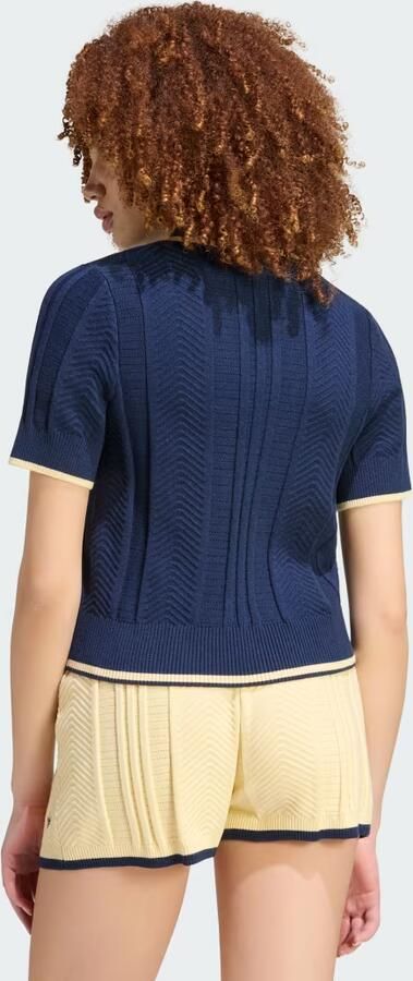 Adidas CABLE KNIT CALI POLOSHIRT - Foto 6
