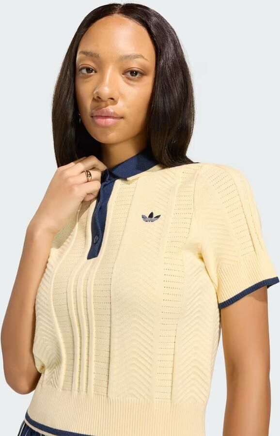 Adidas CABLE KNIT CALI POLOSHIRT - Foto 4