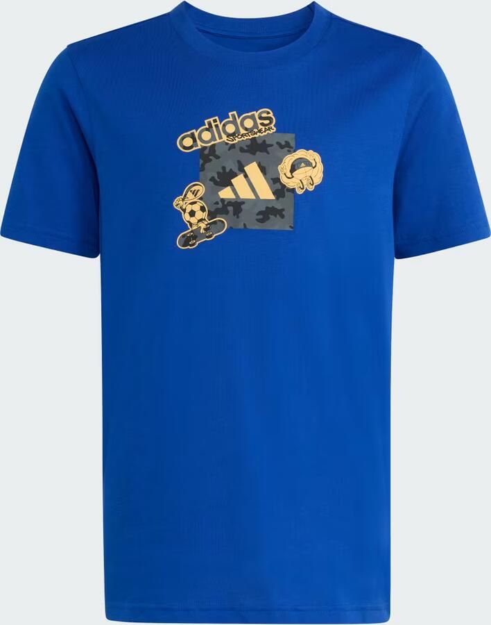 Adidas T-shirt Korte Mouw Camo Train - Foto 3