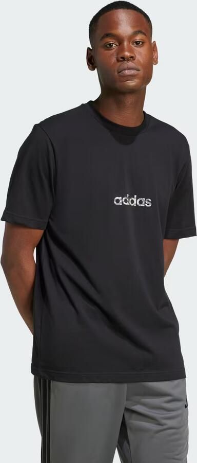 Adidas Sportswear T-shirt M C CAMO LIN T - Foto 5