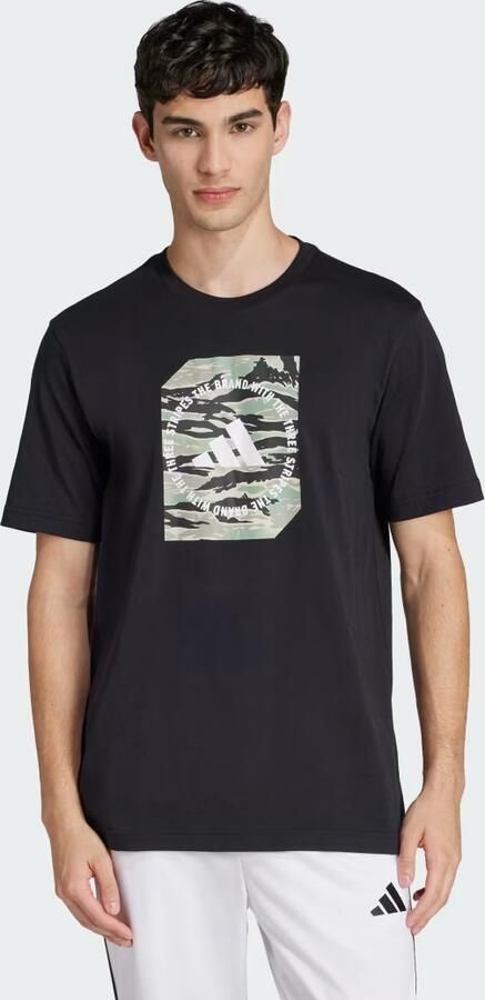 Adidas T-shirt Korte Mouw Camo Shape Graphic