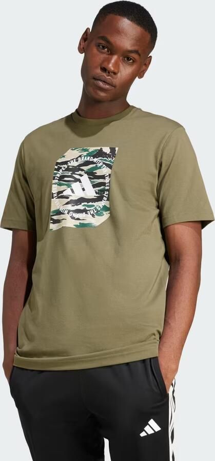 Adidas Sportswear T-shirt M C CAMO BOX T