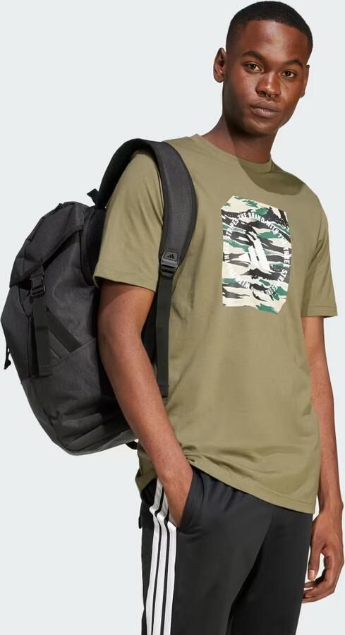 Adidas Sportswear T-shirt M C CAMO BOX T - Foto 5