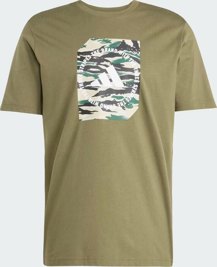 Adidas Sportswear T-shirt M C CAMO BOX T - Foto 3