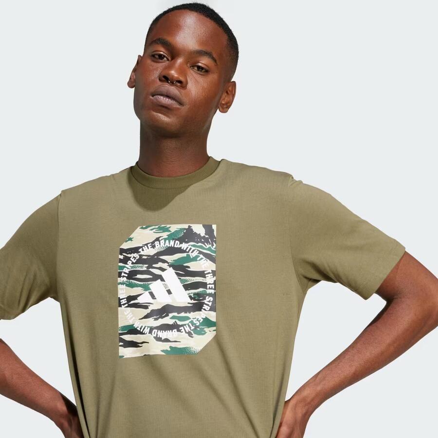 Adidas Sportswear T-shirt M C CAMO BOX T - Foto 2