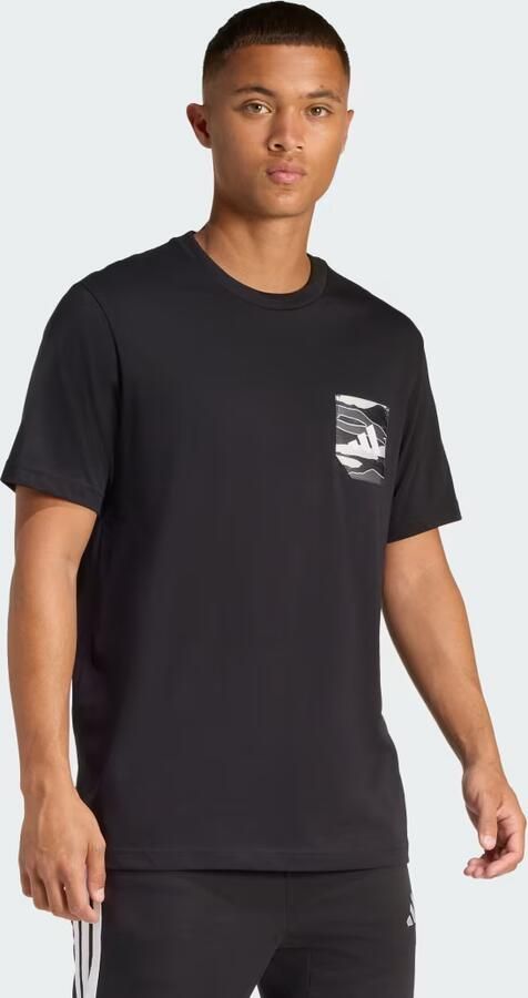 Adidas Camo Woven Pocket Graphic T-shirt