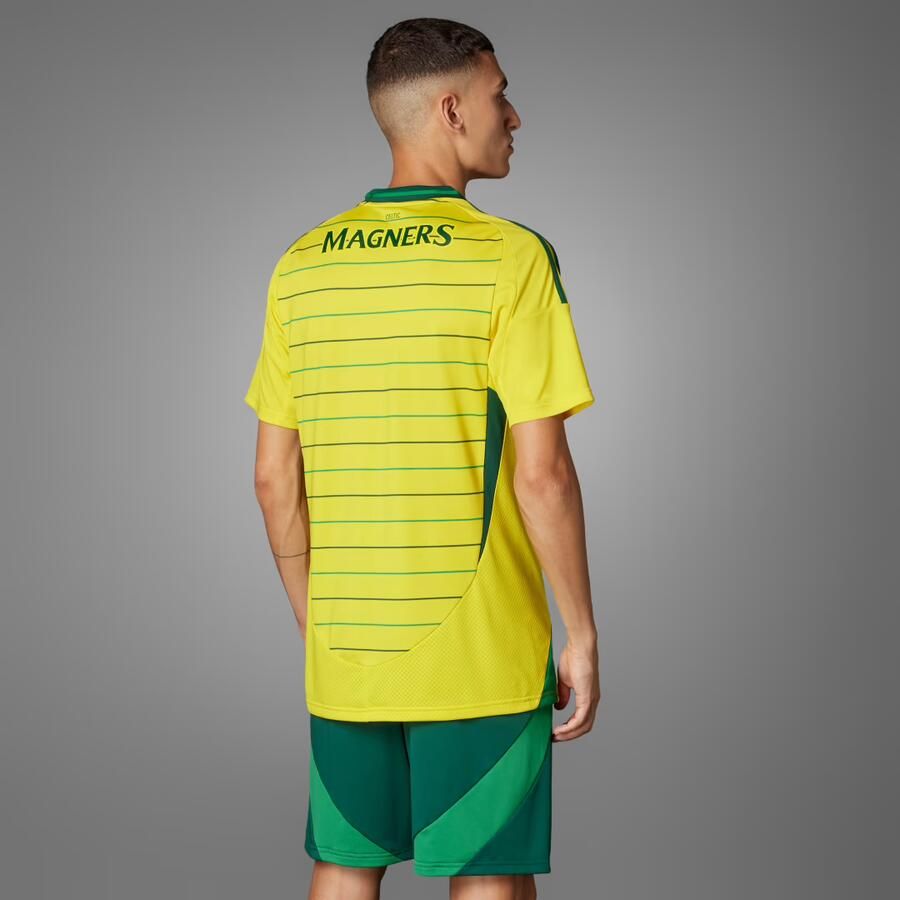 Adidas Celtic 2024 25 Away Shirt Team Yellow- Heren Team Yellow - Foto 2