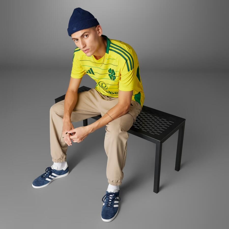 Adidas Celtic 2024 25 Away Shirt Team Yellow- Heren Team Yellow - Foto 3