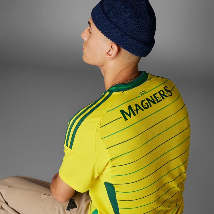 Adidas Celtic 2024 25 Away Shirt Team Yellow- Heren Team Yellow - Foto 5