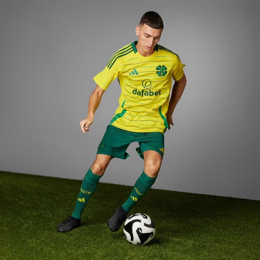 Adidas Celtic 2024 25 Away Shirt Team Yellow- Heren Team Yellow - Foto 6