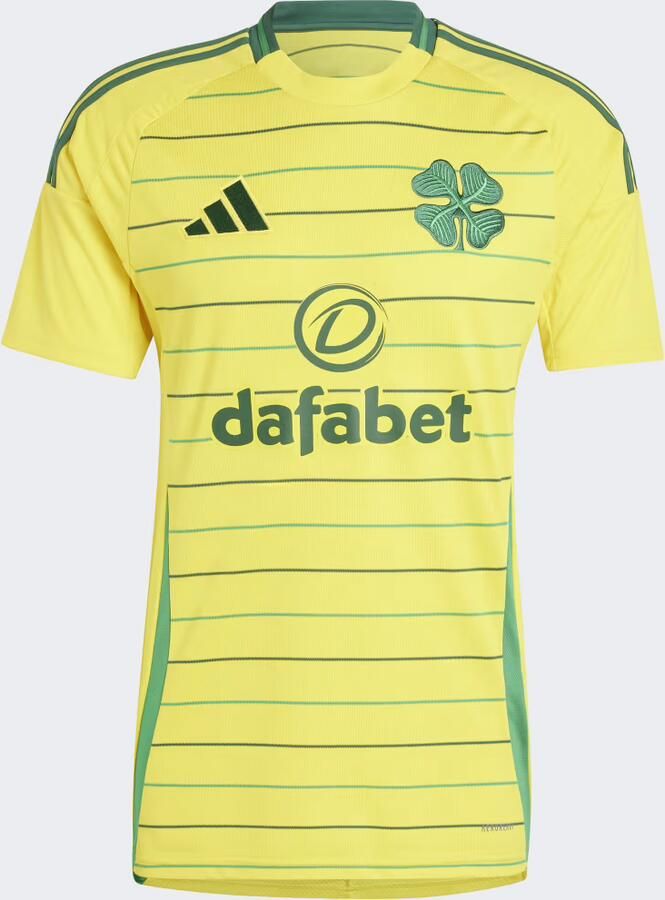 Adidas Celtic 2024 25 Away Shirt Team Yellow- Heren Team Yellow - Foto 3