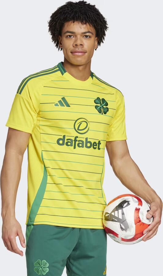 Adidas Celtic 2024 25 Away Shirt Team Yellow- Heren Team Yellow - Foto 5