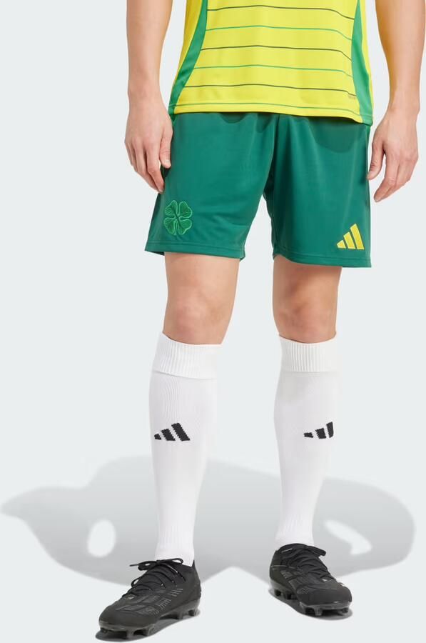 Adidas Celtic 2024 25 Away Shorts Team Dark Green- Heren Team Dark Green