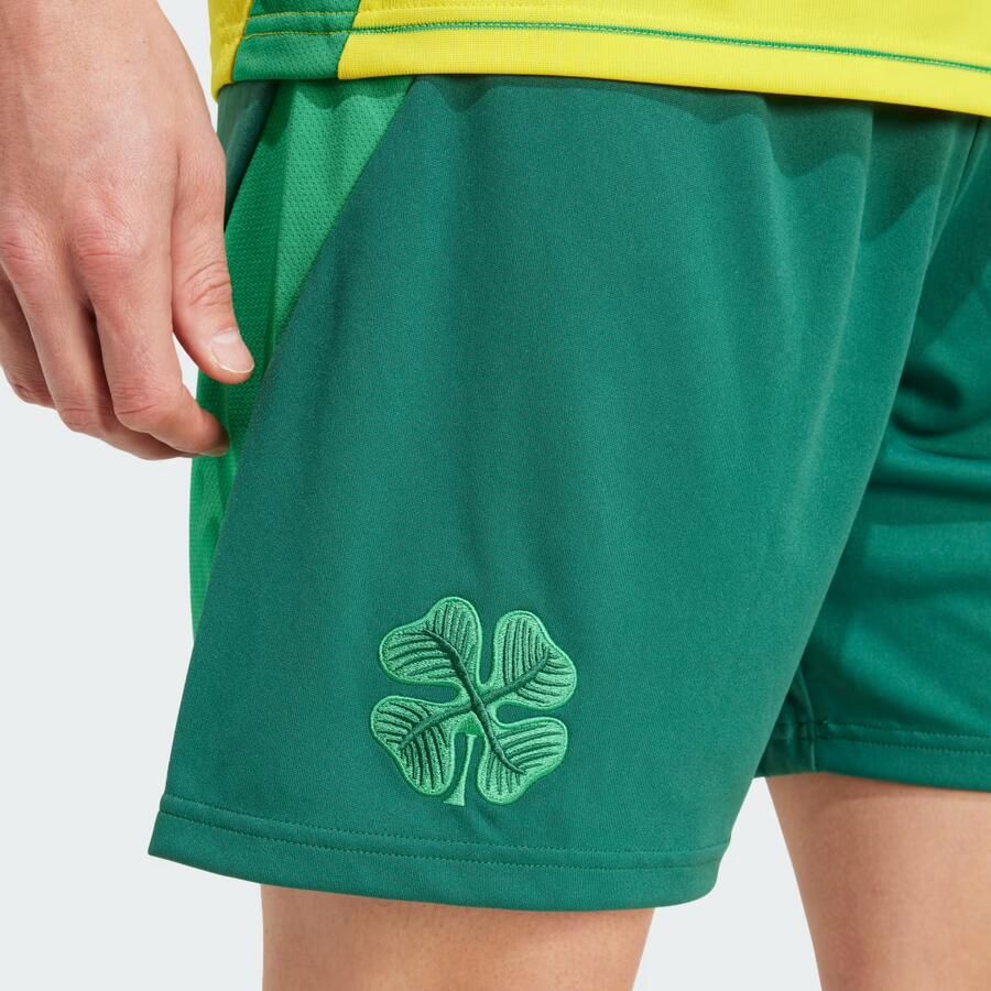 Adidas Celtic 2024 25 Away Shorts Team Dark Green- Heren Team Dark Green - Foto 2