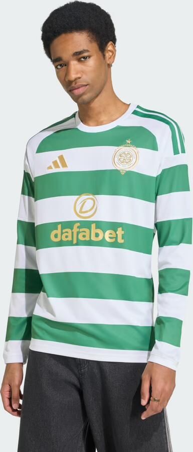 Adidas Celtic FC 2026 27 Long Sleeve Home Shirt Wit- Heren Wit - Foto 2