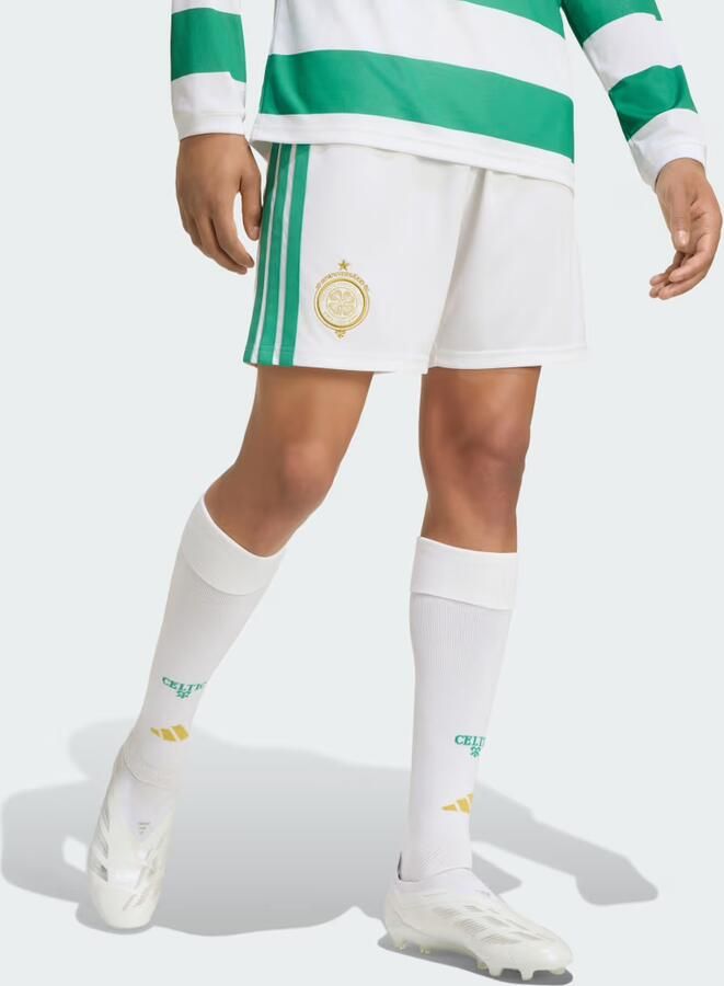 Adidas Celtic FC 2026 27 Home Shorts Wit- Heren Wit