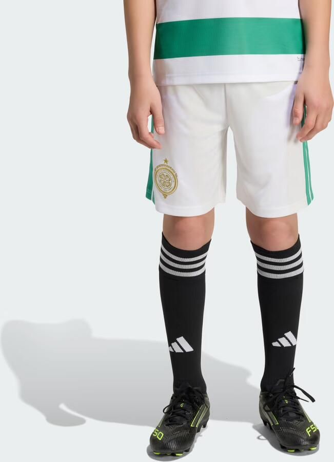 Adidas Celtic FC 2026 27 Home Shorts Junior Wit Kind Wit