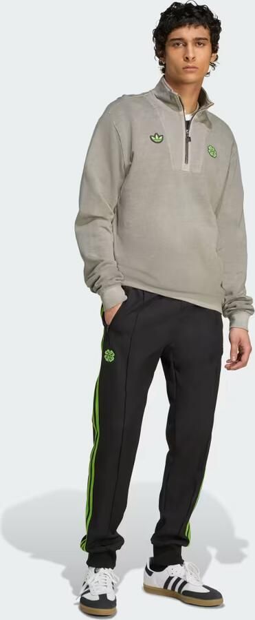 Adidas Celtic FC Terrace Icons Longsleeve met Halflange Rits - Foto 6