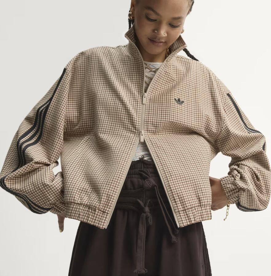 Adidas Originals Slim fit sweatjack met gestikt logo model 'CHECKS' - Foto 3
