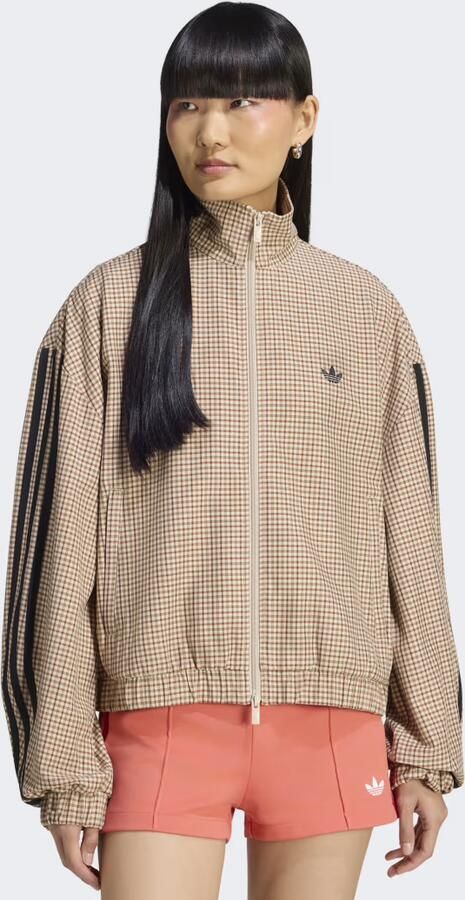 Adidas Originals Slim fit sweatjack met gestikt logo model 'CHECKS' - Foto 4
