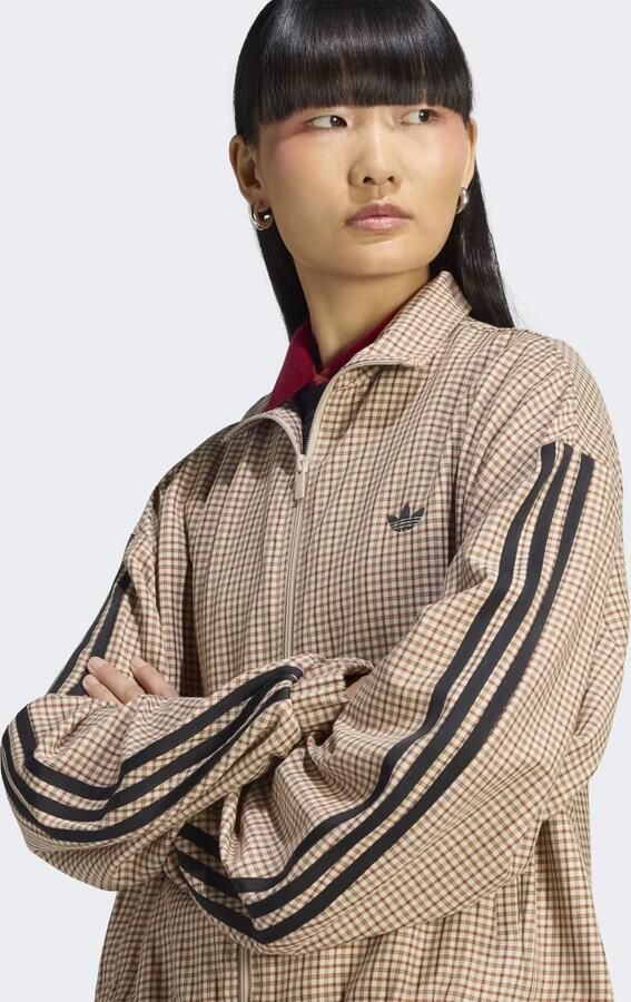 Adidas Originals Slim fit sweatjack met gestikt logo model 'CHECKS' - Foto 7
