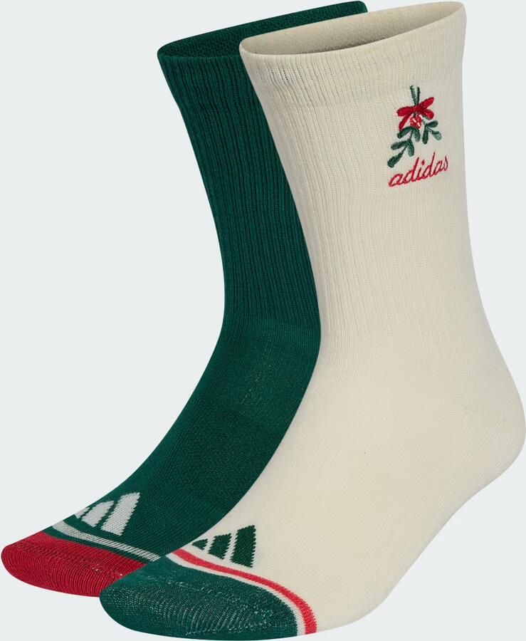 Adidas Sportswear Sokken van katoenmix in set van 2