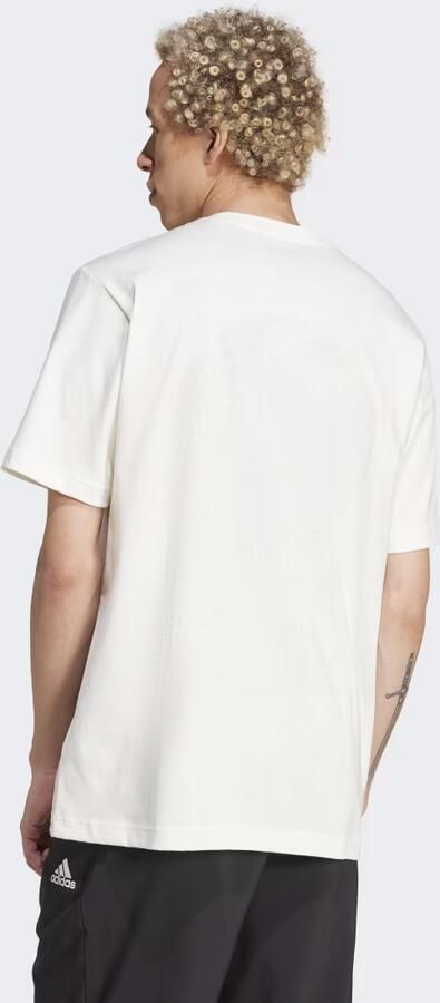 Adidas City Escape Graphic T-shirt Wit- Heren Wit