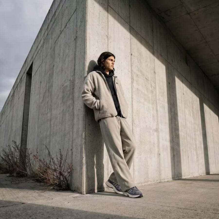 Adidas City Tech 3 Stripes High Pile Fleece Full Zip - Foto 2