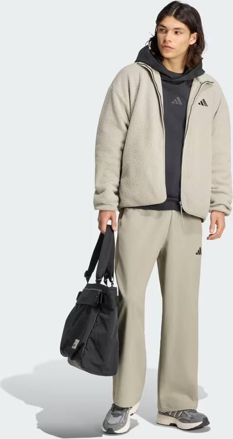 Adidas City Tech 3 Stripes High Pile Fleece Full Zip - Foto 5