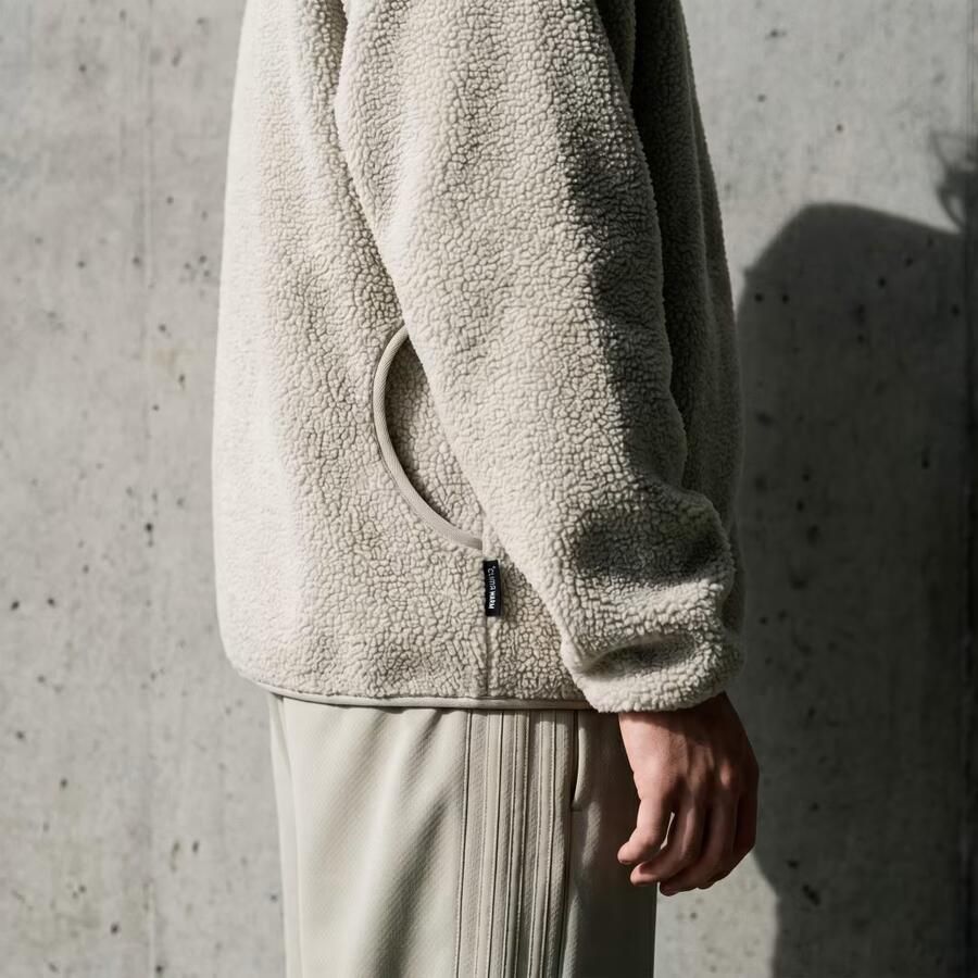 Adidas City Tech 3 Stripes High Pile Fleece Full Zip - Foto 3