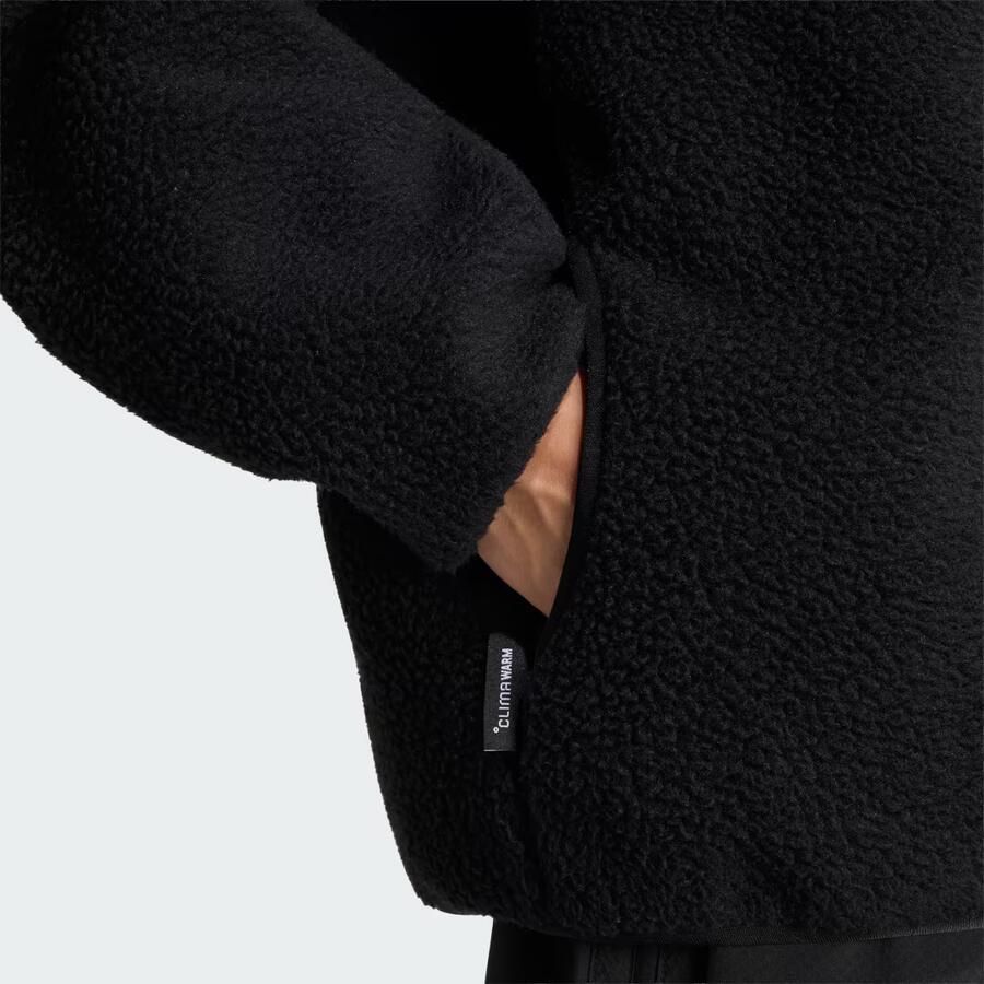 Adidas City Tech 3 Stripes High Pile Fleece Full Zip - Foto 2