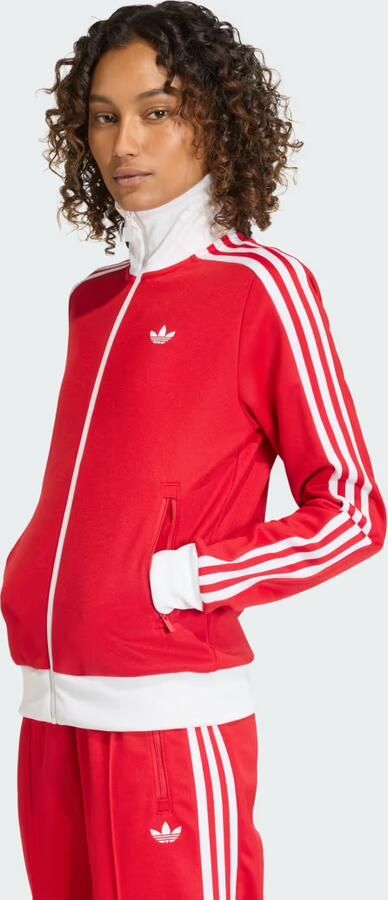Adidas Originals Classic Track Top Rood- Dames Rood - Foto 2