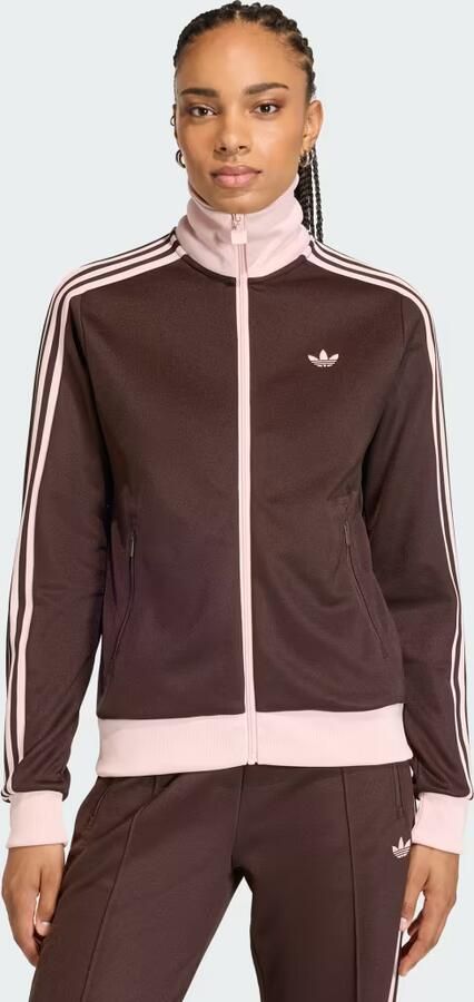 Adidas Originals Classic Track Top Bruin- Dames Bruin - Foto 2