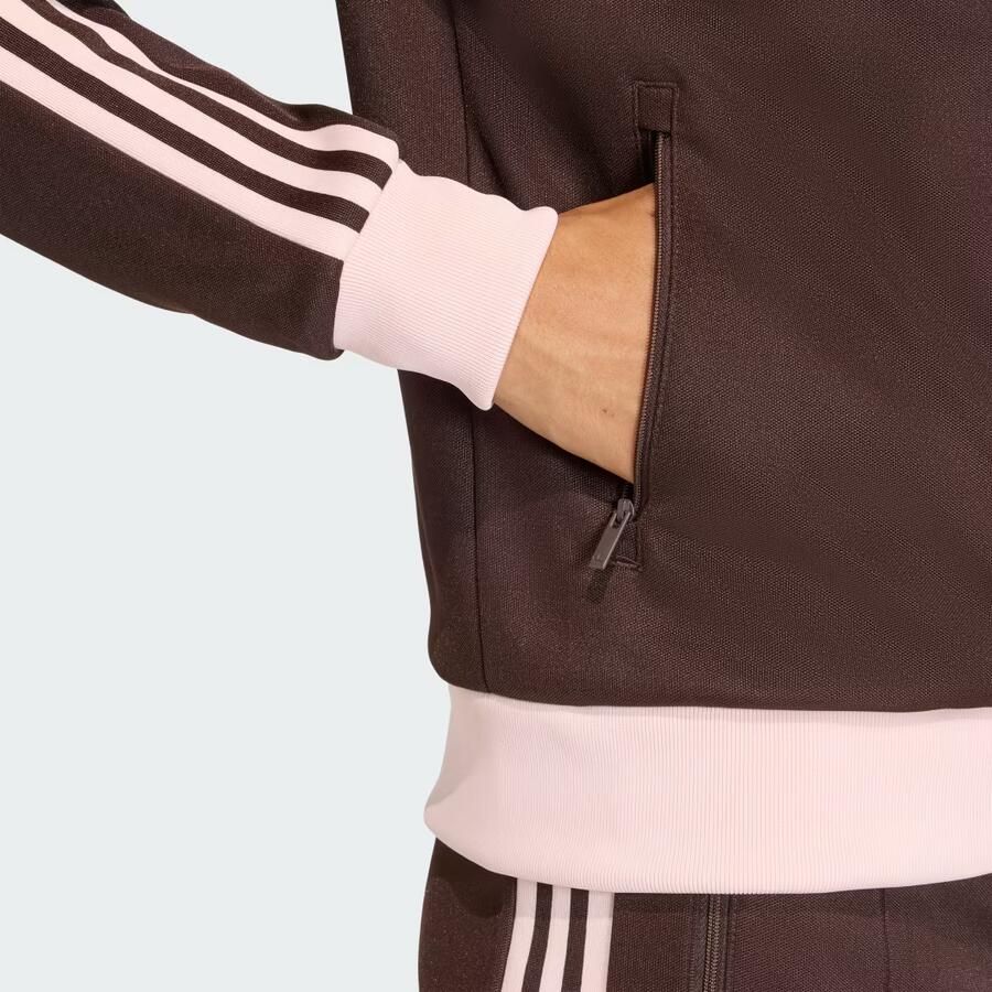 Adidas Originals Classic Track Top Bruin- Dames Bruin - Foto 3