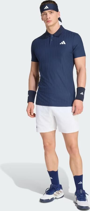 Adidas Polo Shirt Korte Mouw Climacool+ Airchill Freelift - Foto 6