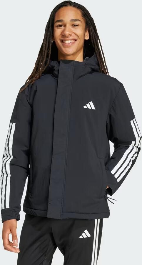 Adidas Climawarm 3-Stripes Geïsoleerd Capuchonjack