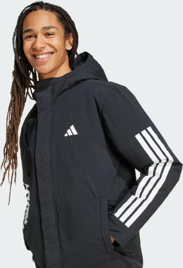 Adidas Climawarm 3-Stripes Geïsoleerd Capuchonjack - Foto 4